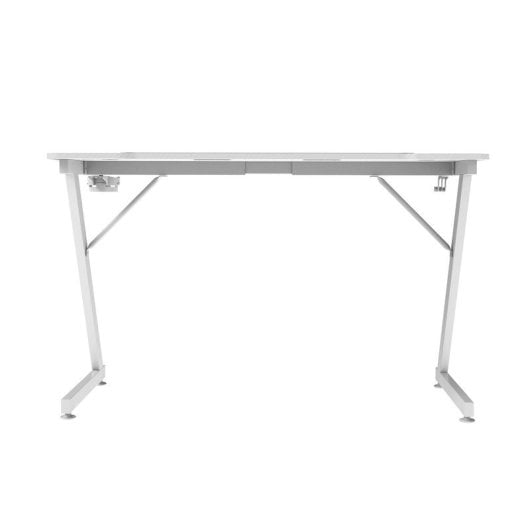 Mars Gaming MGD-X120 Mesa Ergonómica com Tapete XXL e Suportes para Headset e Bebidas 120x60cm Branca
