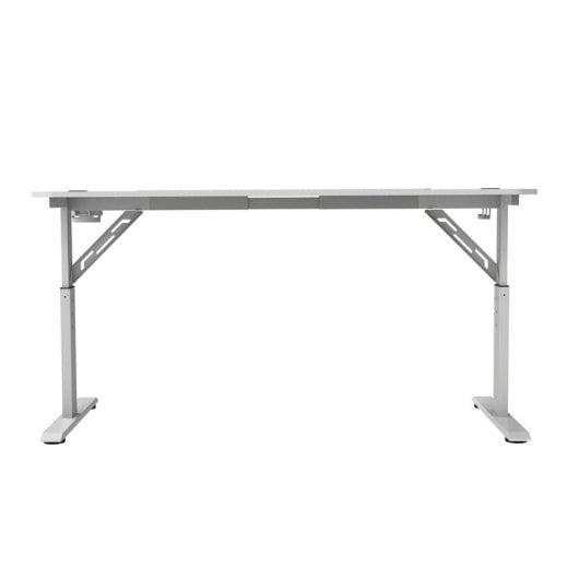 Mars Gaming MGD-ERGO140 Table réglable en hauteur 3 positions tapis ergonomique 140x60cm blanc