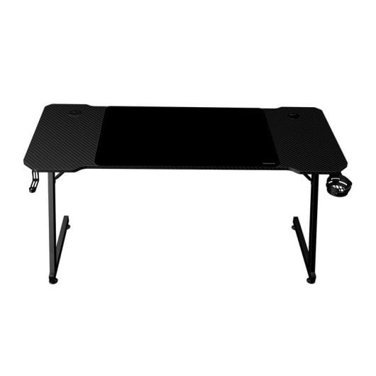 Mars Gaming MGD-X140 Mesa Ergonómica Alfombrilla XXL Soporte Auriculares Y Bebida 140x60cm Negro
