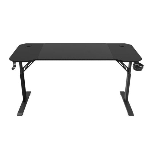 Mars Gaming MGD-ERGO140 Tavolo regolabile in altezza 3 posizioni ergonomiche Tappetino per mouse 140x60 cm Nero