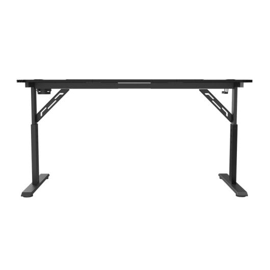 Mars Gaming MGD-ERGO140 Tavolo regolabile in altezza 3 posizioni ergonomiche Tappetino per mouse 140x60 cm Nero