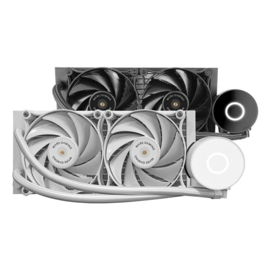 Refrigeración Líquida Mars Gaming ML-PRO240 370mm 2 Ventiladores Blanco