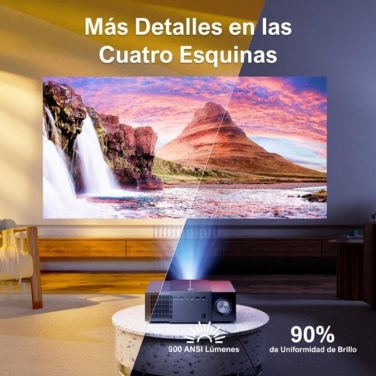 Ultimea Apollo P60 Proyector 1080p Nativo WiFi/Bluetooth 900 ANSI Lúmenes