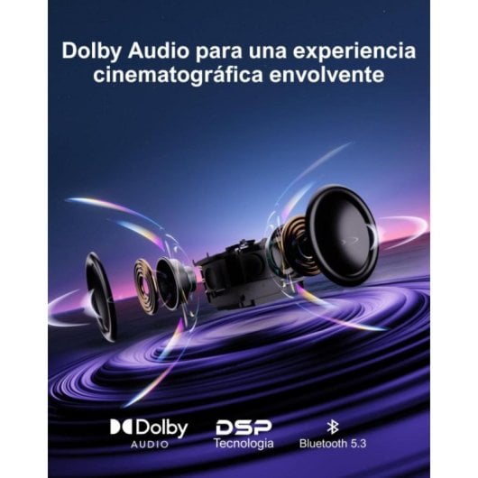 Projetor Ultimea Apollo P50 FullHD 700 Lúmenes 120" LED LCD Smart WiFi Bluetooth Dolby Portátil