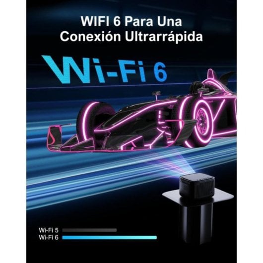Projetor Ultimea Apollo P50 FullHD 700 Lúmenes 120" LED LCD Smart WiFi Bluetooth Dolby Portátil