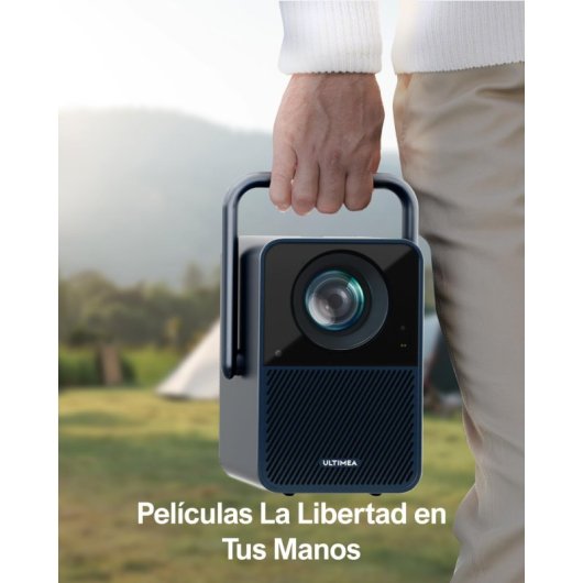 Ultimea Poseidon E40 Proyector Portátil FullHD 1080p Nativo Android TV 11.0 1000 ANSI Lúmenes