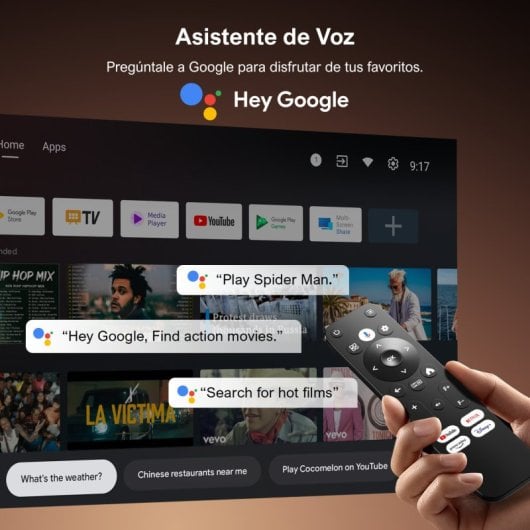 Ultimea Nova C40 4K-Projektor Android TV 11.0-Dekodierung mit Netflix 600 ANSI-Lumen