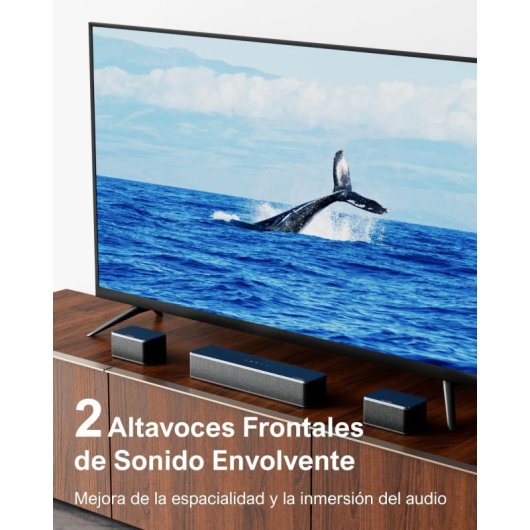 Ultimea Poseidon D70 Barra de Sonido 5.1 con Subwoofer y 4 Altavoces Envolventes 410W