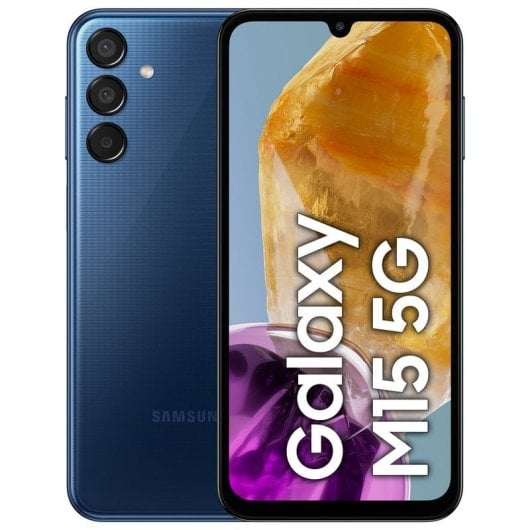 Samsung Galaxy M15 5G 4/128GB Azul Oscuro Libre + Regalo Galaxy Buds FE