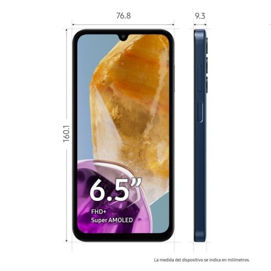 Samsung Galaxy M15 5G 4/128GB Azul Oscuro Libre + Regalo Galaxy Buds FE