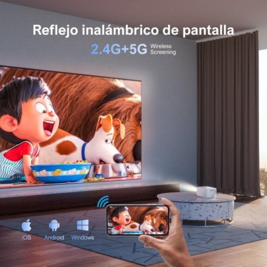 Proyector Ultimea Apollo P10 HD 300 Lúmenes 150" LED LCD WLAN Portabel Autofokus