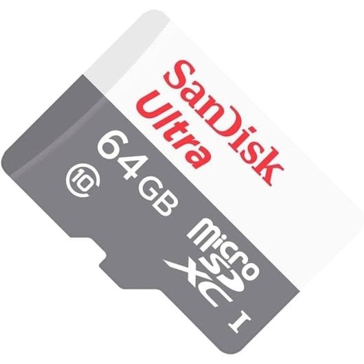 Memória Flash SanDisk Ultra SDSQUNR-064G-GN3MN microSDXC 64GB UHS-I Class 10 100MB/s