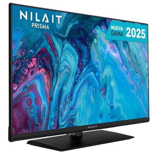 Téléviseur intelligent LED sans cadre HD Ready Nilait Prisma 32HD7004SPC 32" avec support central VIDAA