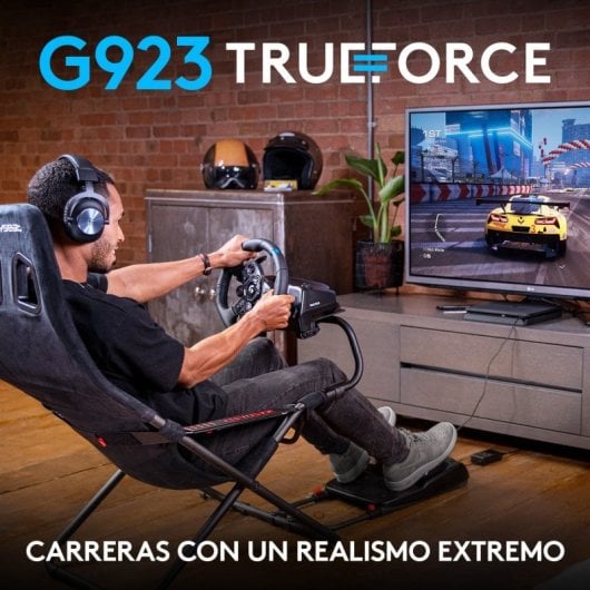 Logitech Pack G923 Volante y Pedales para PS4/PS5/PC + Logitech G435 LIGHTSPEED Auriculares Gaming