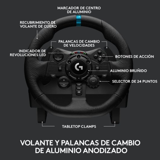 Logitech Pack G923 Volante y Pedales para PS4/PS5/PC + Logitech G435 LIGHTSPEED Auriculares Gaming