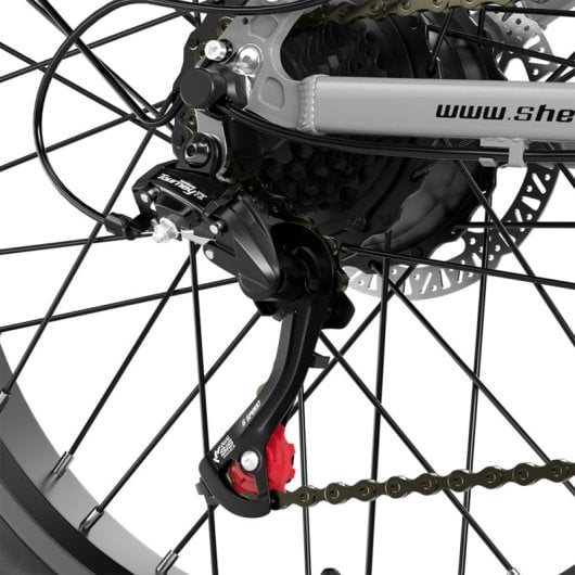 Shengmilo S600-13 Bicicleta Eléctrica de Montaña 26'' para Adultos 2000W con Motor Dual 17.5Ah 840Wh Gris