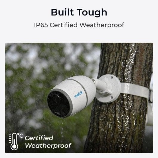 Câmera de vigilância Reolink Go Series G330 2K Visão Noturna Externa IA Áudio Bidirecional Painel Solar