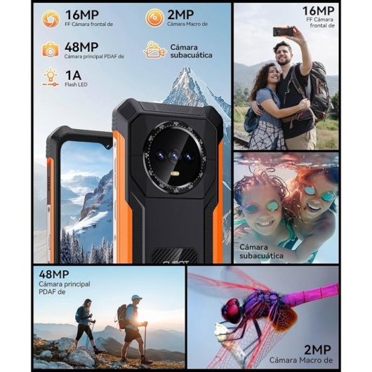 Cubot KingKong ES 6/128GB Negro Libre