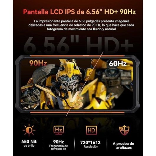 Cubot KingKong ES 4G 6GB 128GB 6.56" Schwarz