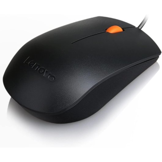 Lenovo 300 Ratón Óptico USB 1600DPI Negro