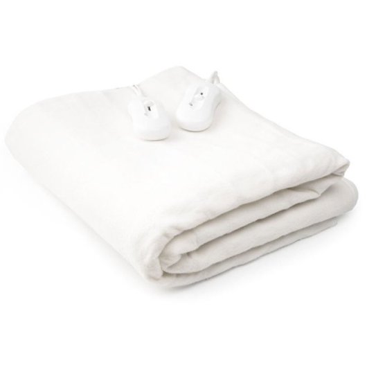 Innovagoods Calientacamas Eléctrico Doble Blewarm 60+60 W 140 X 160 Cm Blanco