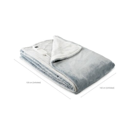Couverture Électrique Innovagoods Elakef Gris 120 X 160 Cm 160 W