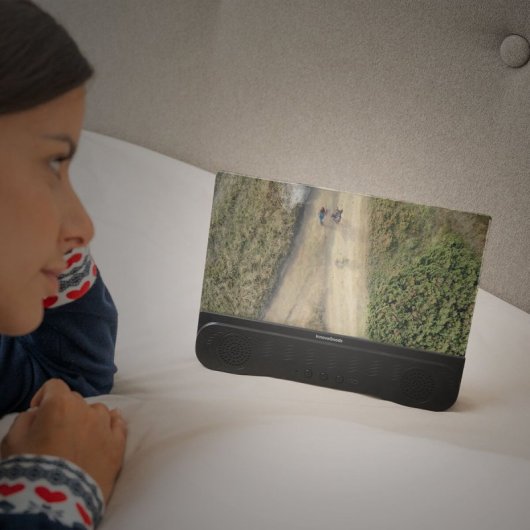 Innovagoods Screenier Amplificador de Pantalla para Móviles con Altavoz Recargable