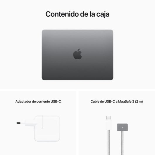 Apple Macbook Air Apple M2/16GB/1 TB SSD/GPU Deca Core/13.6" 35W Gris Espacial