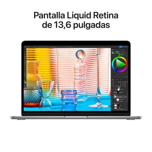 Apple Macbook Air Apple M2/16GB/1 TB SSD/GPU Deca Core/13.6" 35W Gris Espacial