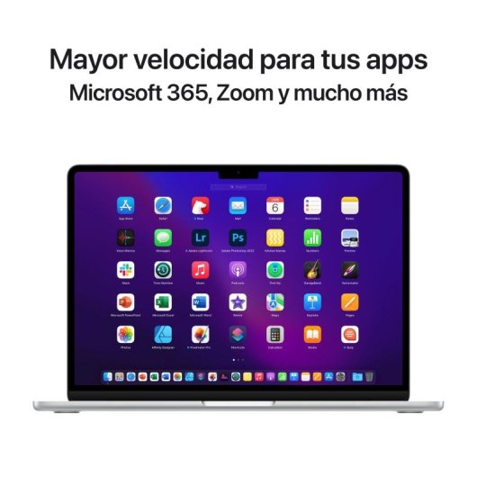 Apple Macbook Air Apple M2/16GB/512 GB SSD/GPU Deca Core/13.6" 35W Plata