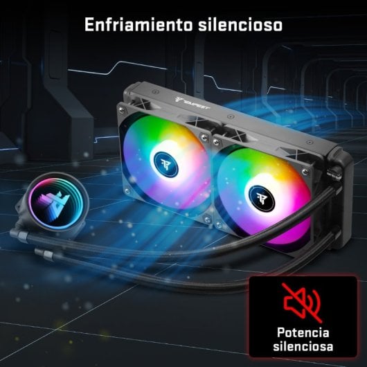 Tempest Iceflow Refrigeración Líquida 240 ARGB Kit Liquid Cooler Negra
