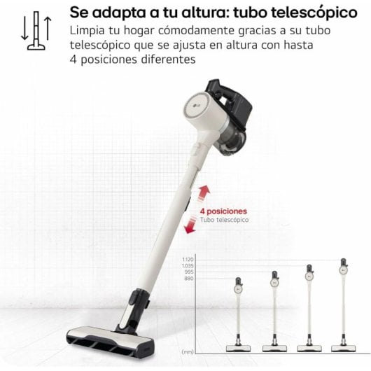 LG A9K-LITE1C Kompressor Aspirador Escoba Ciclónico sin Cable 220W Blanco