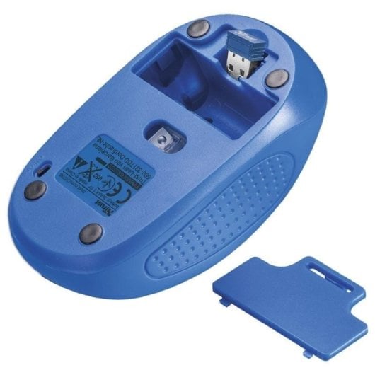 Trust Primo Ratón Óptico Inalámbrico 1600 DPI Azul