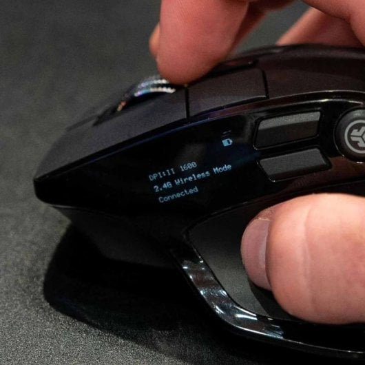 JLab Epic Ratón Óptico Inalámbrico Bluetooth 2400 DPI Negro