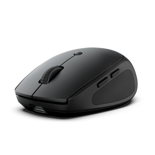 Ratón JLab Go Recharge Bluetooth + USB Type-A 1600 DPI Negro Ambidextro