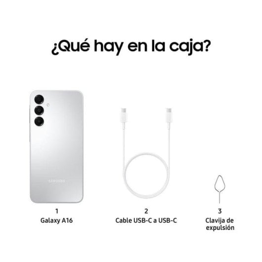 Samsung Galaxy A16 LTE 4G 8GB 256GB 6.7" Gris