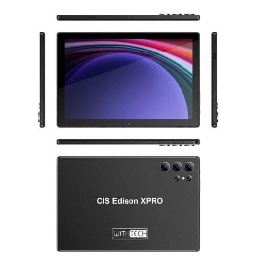 Withtech CIS Edison XPRO 10.1" 8/128GB 4G Deca Core Negra + Funda
