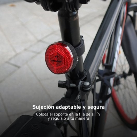 Head Localizador Refletor para Bicicletas Compatível com Apple Altifalante Integrado IP66 Preto