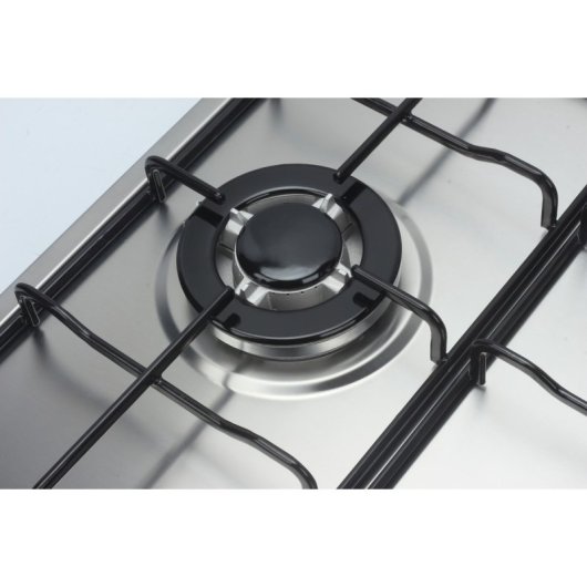 Vitrokitchen EN640LIB Placa de Gas Butano 4 Zonas 60cm Acero Inoxidable