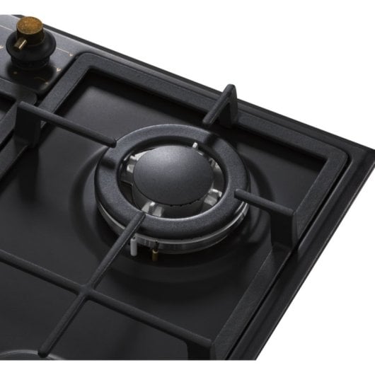 Vitrokitchen EN63RB Encimera de Gas Butano 4 Zonas 60cm Antracita
