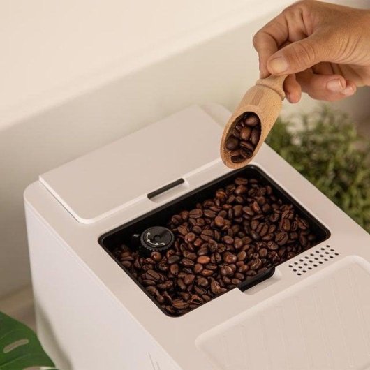 Cecotec Cremmaet Compactccino Cafetera Superautomática Compacta 19 Bares Tanque de Leche Blanca/Rosa