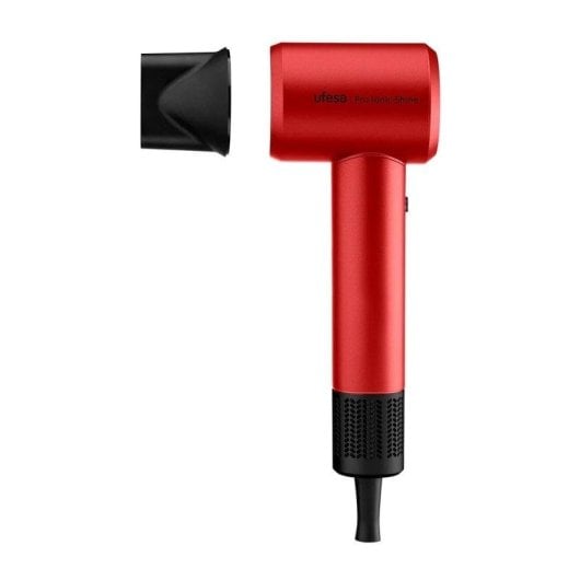 Ionen Föhn Ufesa Pro Ionic Shine 1600W 3 Temperaturstufen 2 Geschwindigkeiten Zubehör Rot