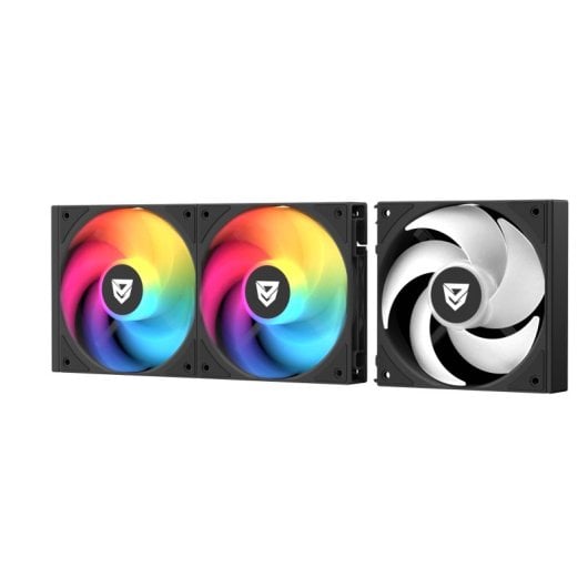 Ventilateur supplémentaire Nfortec Stellar Modular A-RGB noir