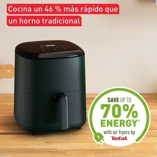 Heißluftfritteuse Tefal Easy Fry Max 5L 1500W LCD Display 10 Programme Grün