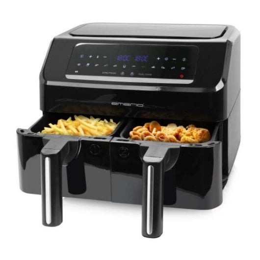 Fritadeira de Ar Emerio AF-130376.1 7.2L 2400W Dual Cook Painel Tátil Desidratador