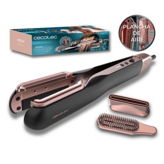 Cecotec Ritualcare Air Lisse 2 em 1 Alisador de Cabelo com Ar 2 Cabeças 1000W Preto