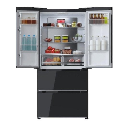 Kühlschrank Amerikanisch Cecotec Bolero Coolmarket FD 436 Total No Frost 183cm 436L E Schwarz