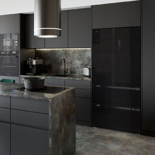 Kühlschrank Amerikanisch Cecotec Bolero Coolmarket FD 436 Total No Frost 183cm 436L E Schwarz