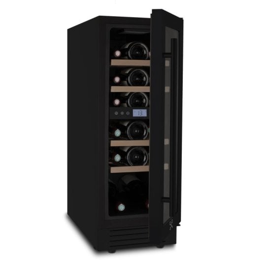 Les Petits Champs CAVCEDB17 Adega de Vinhos 17 Garrafas 53L G Preta