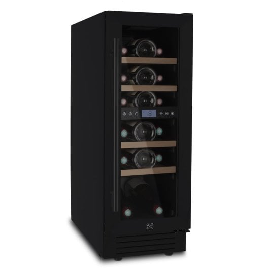 Les Petits Champs CAVCEDB17 Adega de Vinhos 17 Garrafas 53L G Preta